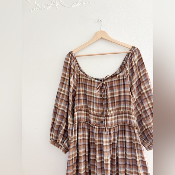 Madewell Sophia Gauze Midi Dress - Picture 5 of 8